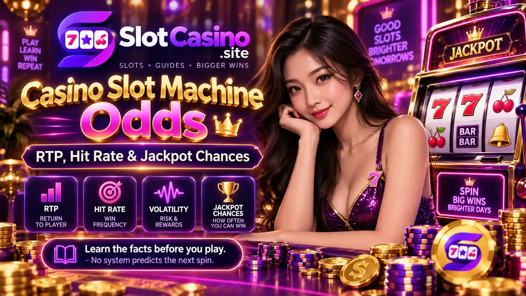 Casino slot machine odds RTP hit frequency and jackpot probability