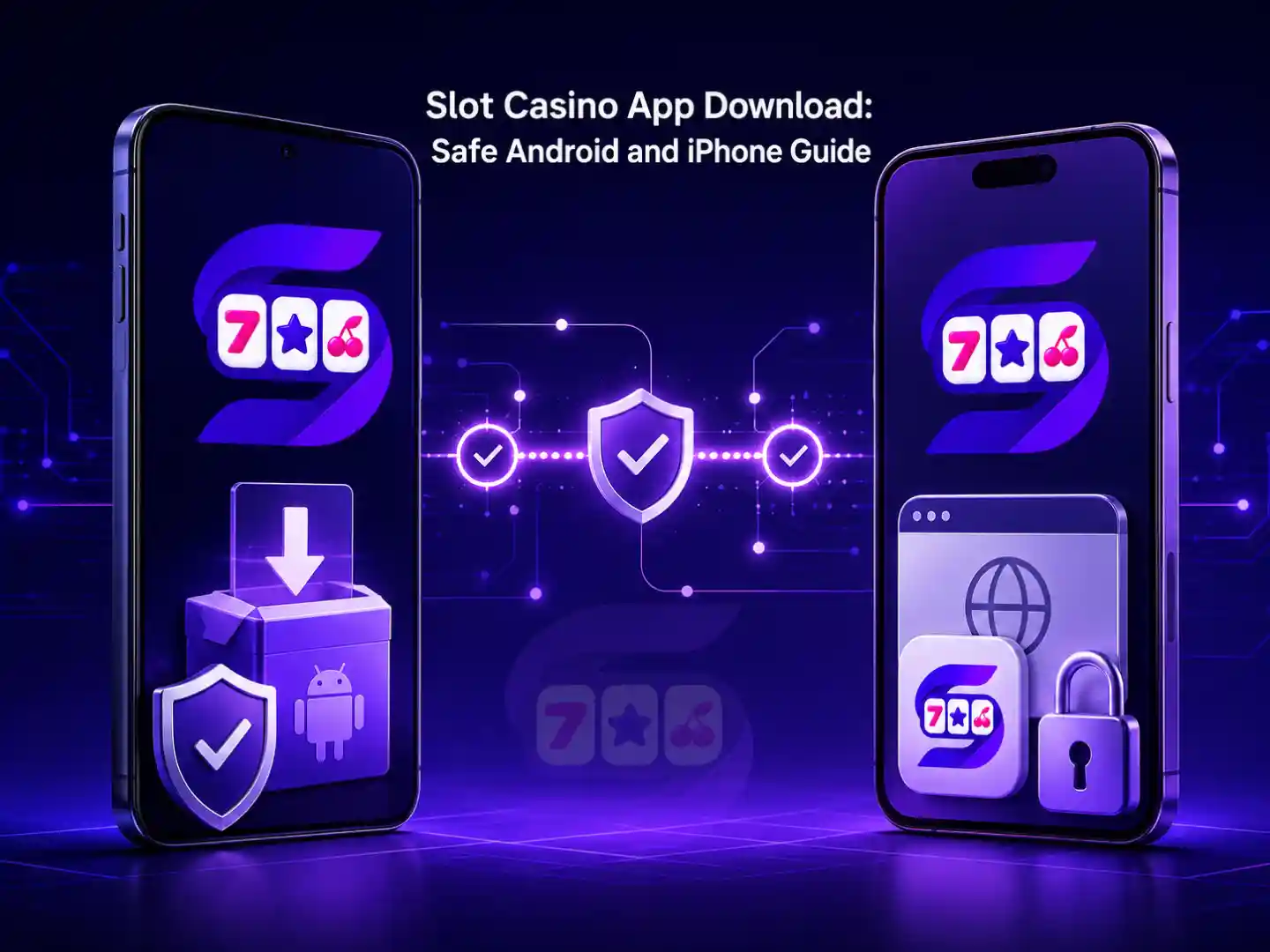 Security checks for a slot casino app download on Android and iPhone