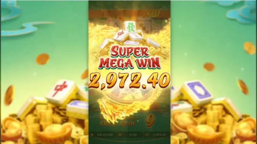 Official Mahjong Ways game screen from PG Soft