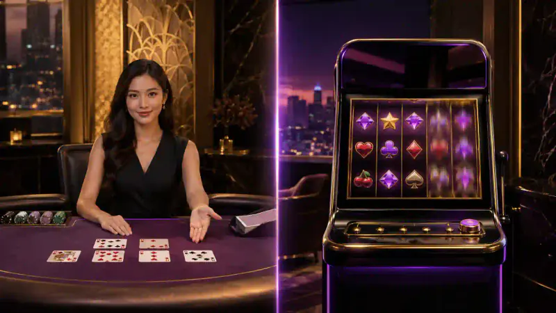 Live Casino vs Online Slots at SlotCasino.site: Complete Comparison & Strategy Guide